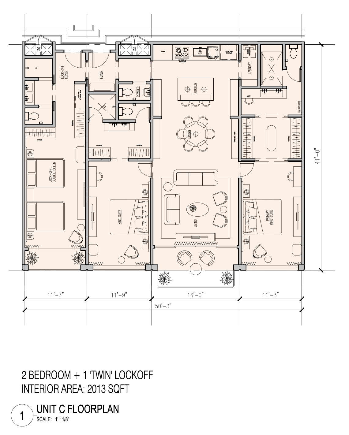 Unit C Floor Plan