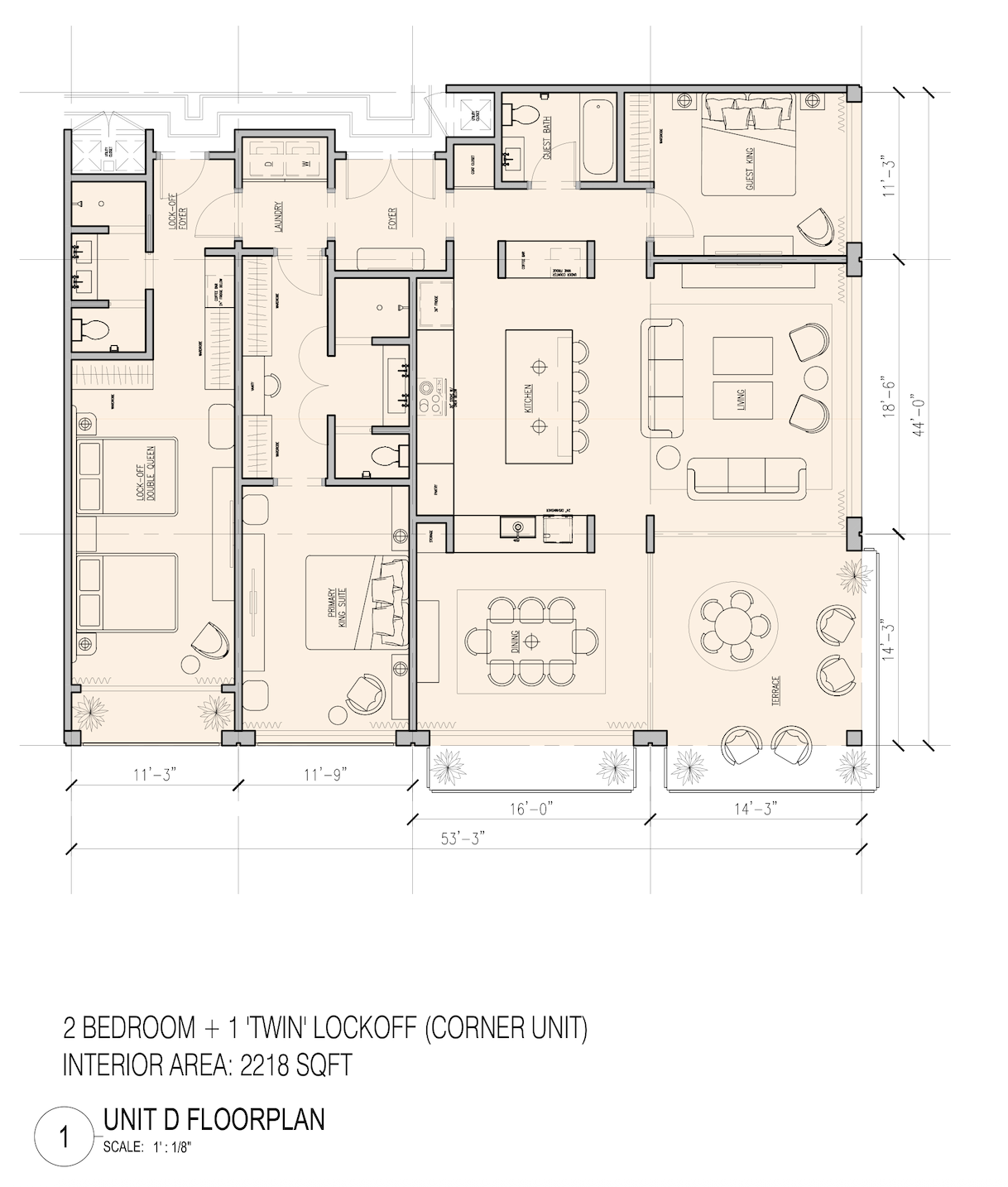 Unit D Floor Plan