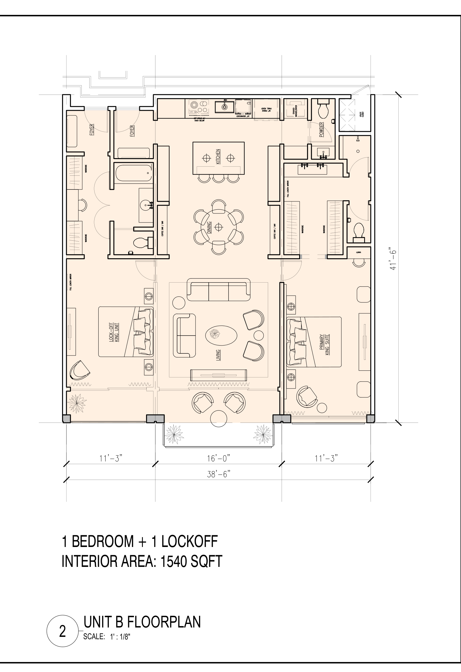 Unit B Floor Plan