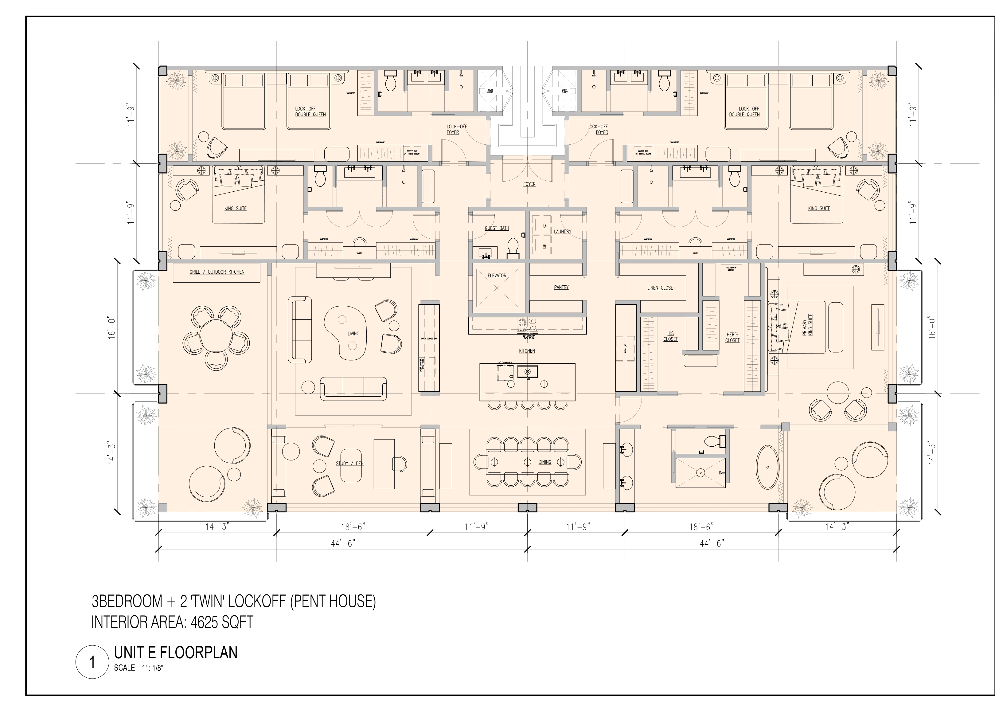Unit E Floor Plan